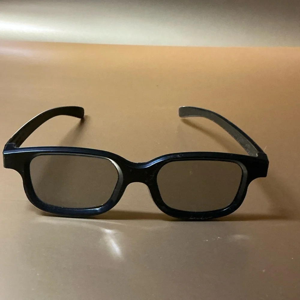 3D Black Glasses